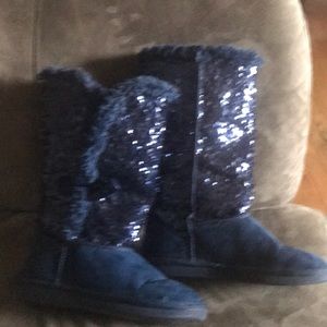 Girls Justice sparkle boots